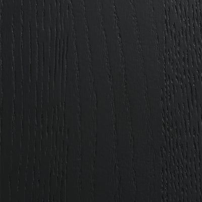 Schwarz lackierte Eiche