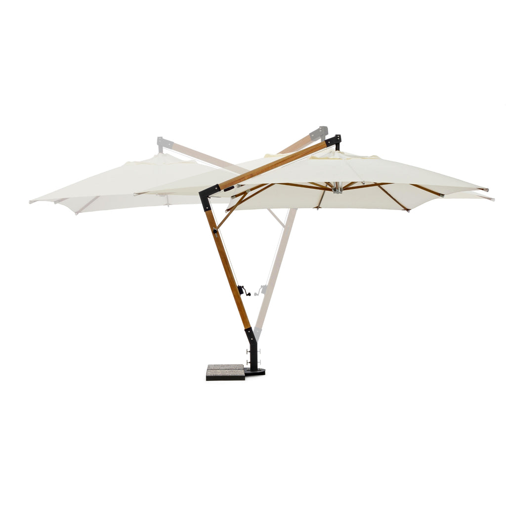 CAPUA Natural Hanging Outdoor Parasol - Bizzotto | Milola