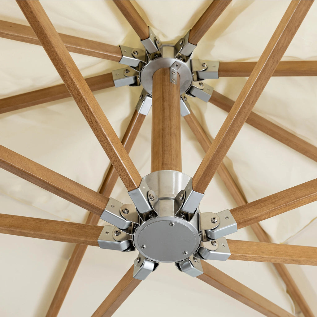 CAPUA Natural Hanging Outdoor Parasol - Bizzotto | Milola
