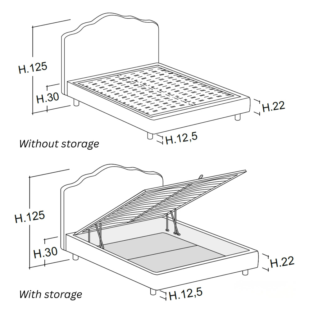 DAFNE H.22 Single Bed