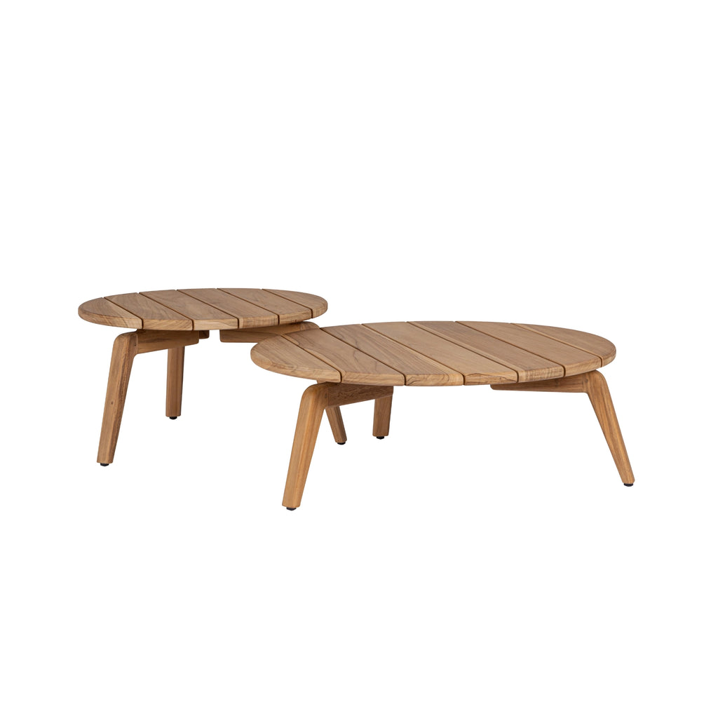 EULARIA Outdoor Teak Coffee Table Set