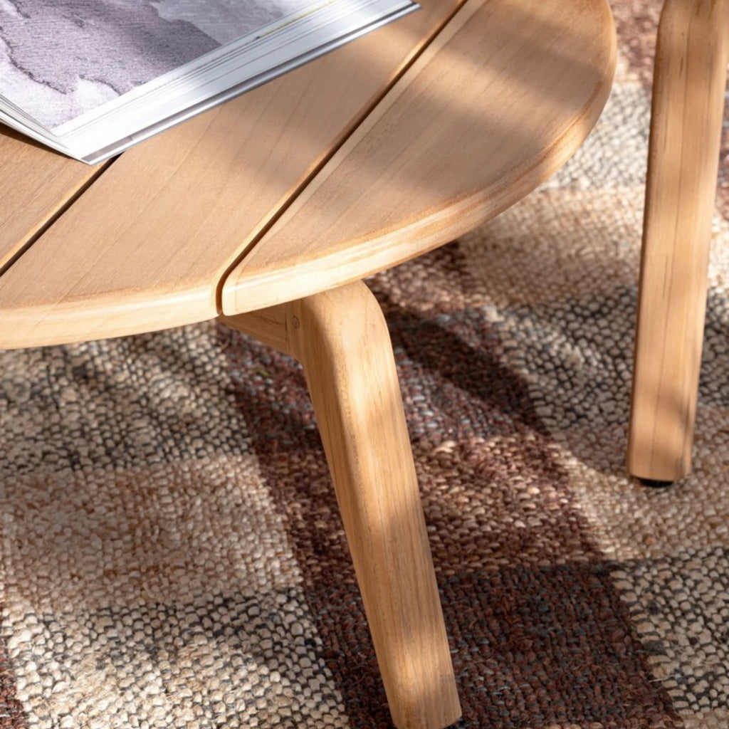 EULARIA Outdoor Coffee Table Set in Teak - Bizzotto | Milola