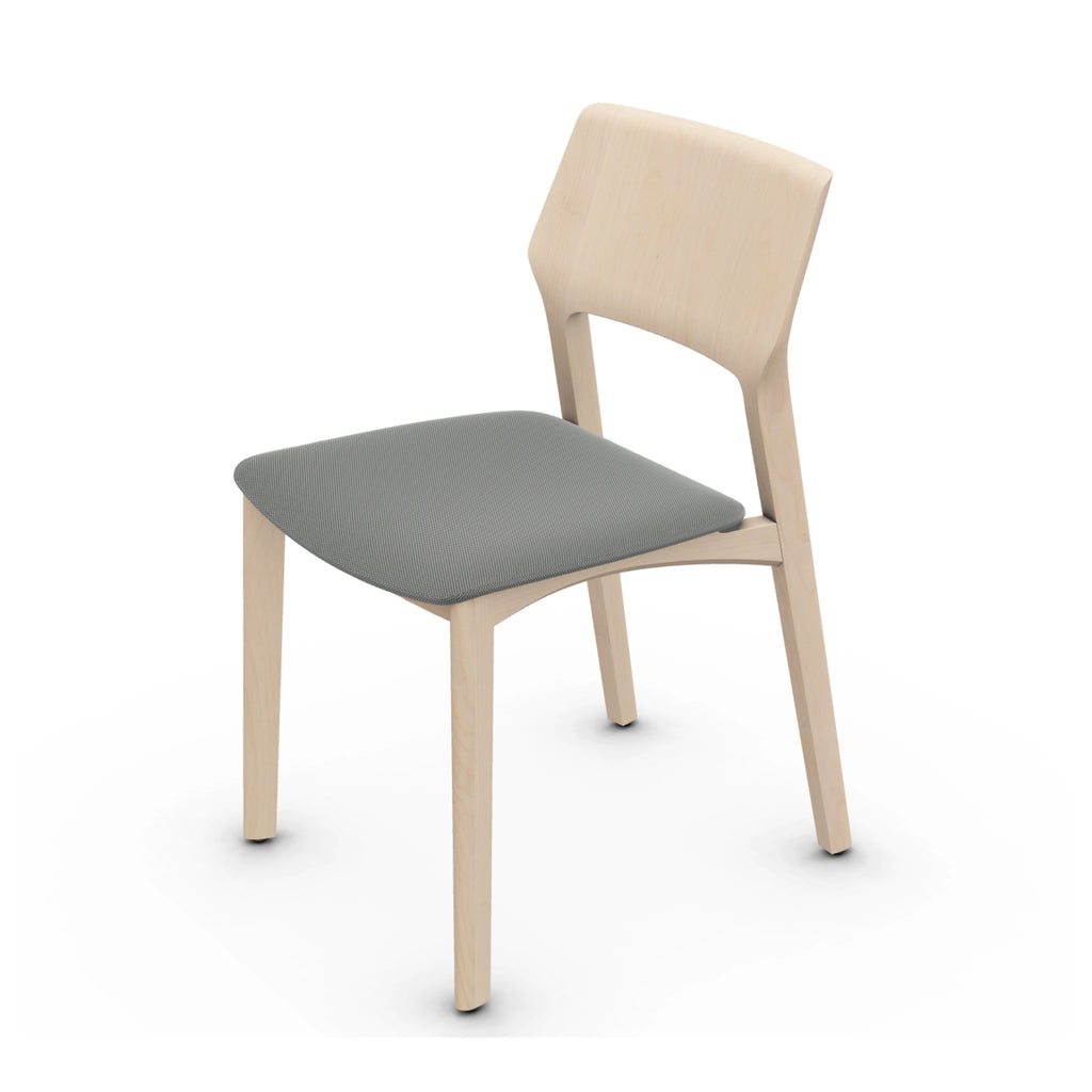 FIN Dining Chair in Maple White Pigment Oil - Artisan | Milola