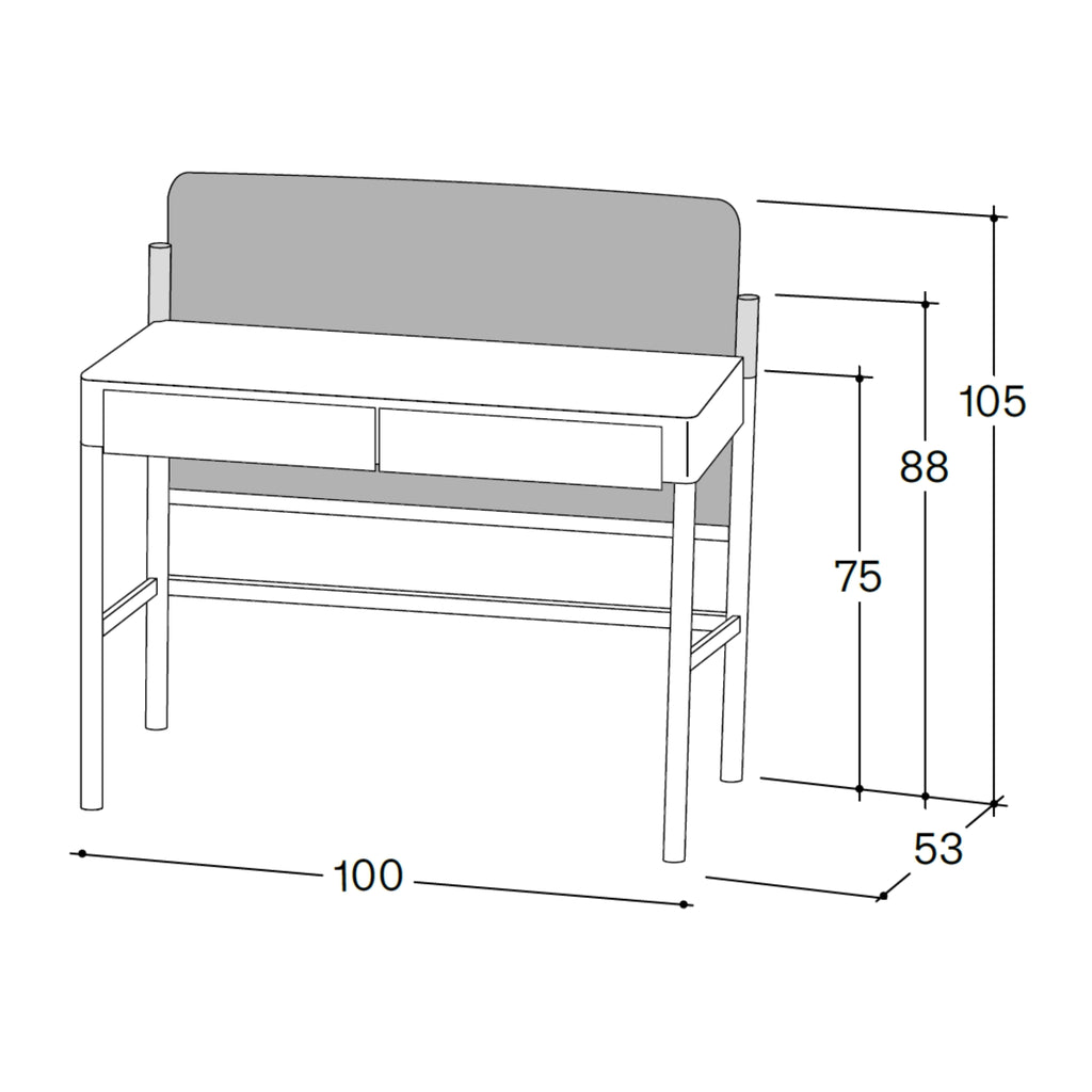 FLAG - Dressing Table - Bolzan | Milola
