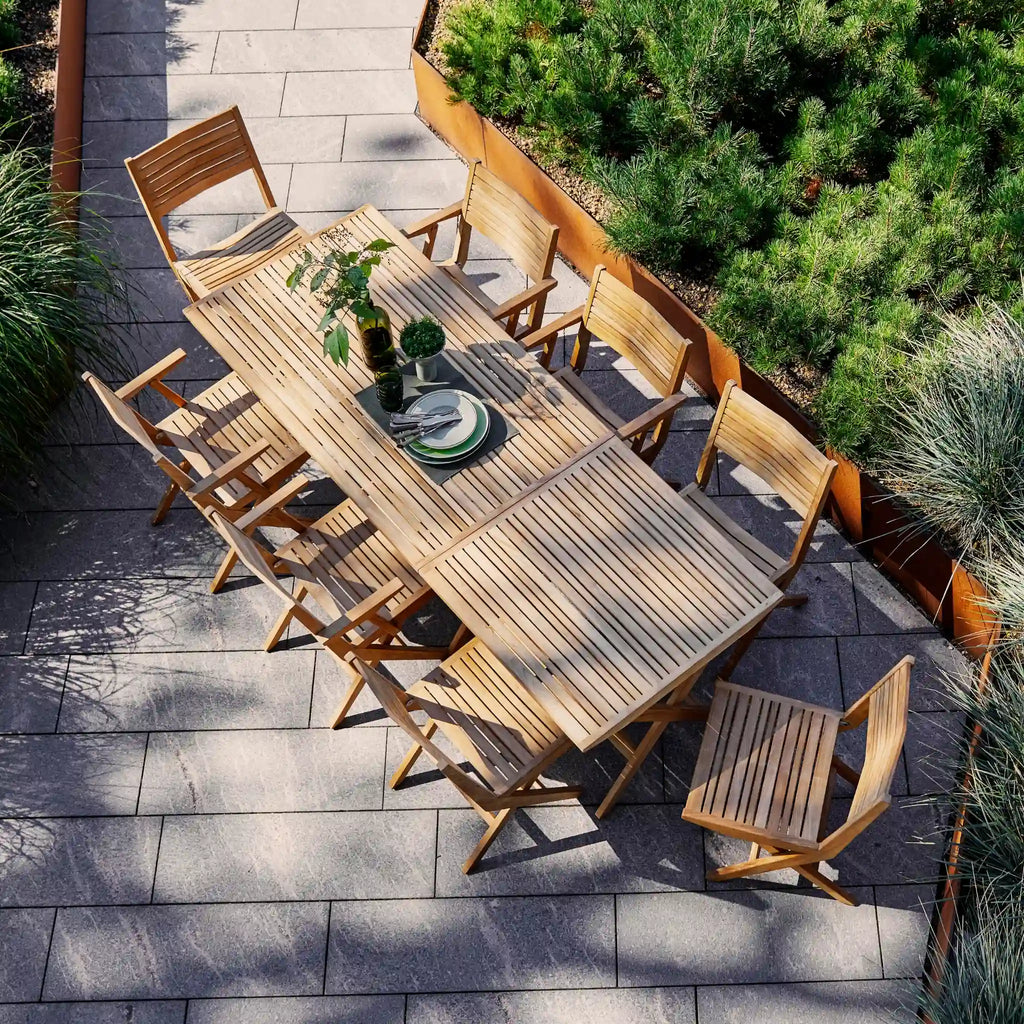 FLIP - Wooden Folding Outdoor Dining Chair - Teak - Cane-Line | Milola