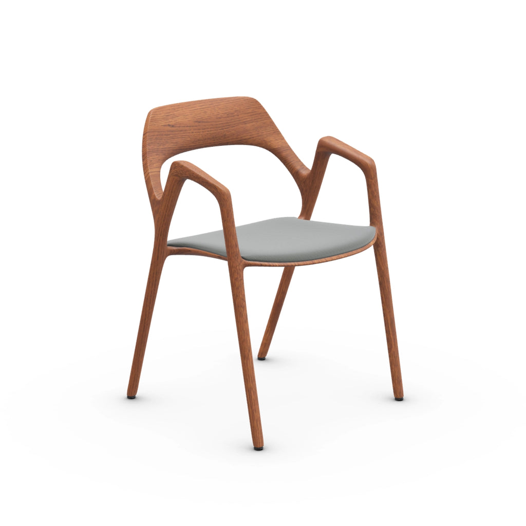GING Dining Chair in Oak Wenge Oil - Artisan | Milola