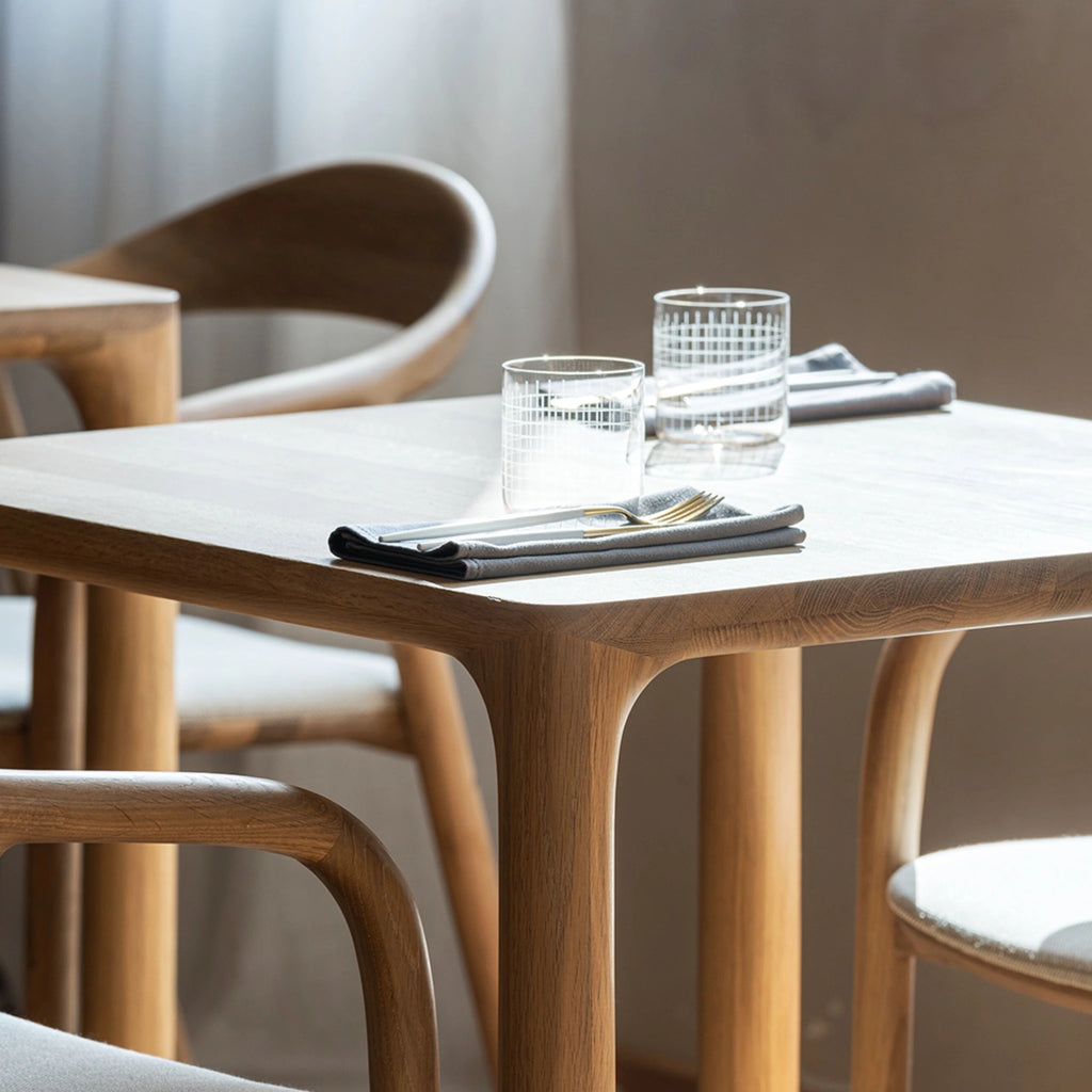 JEAN Dining Table in Oak Natural Soap - Artisan | Milola