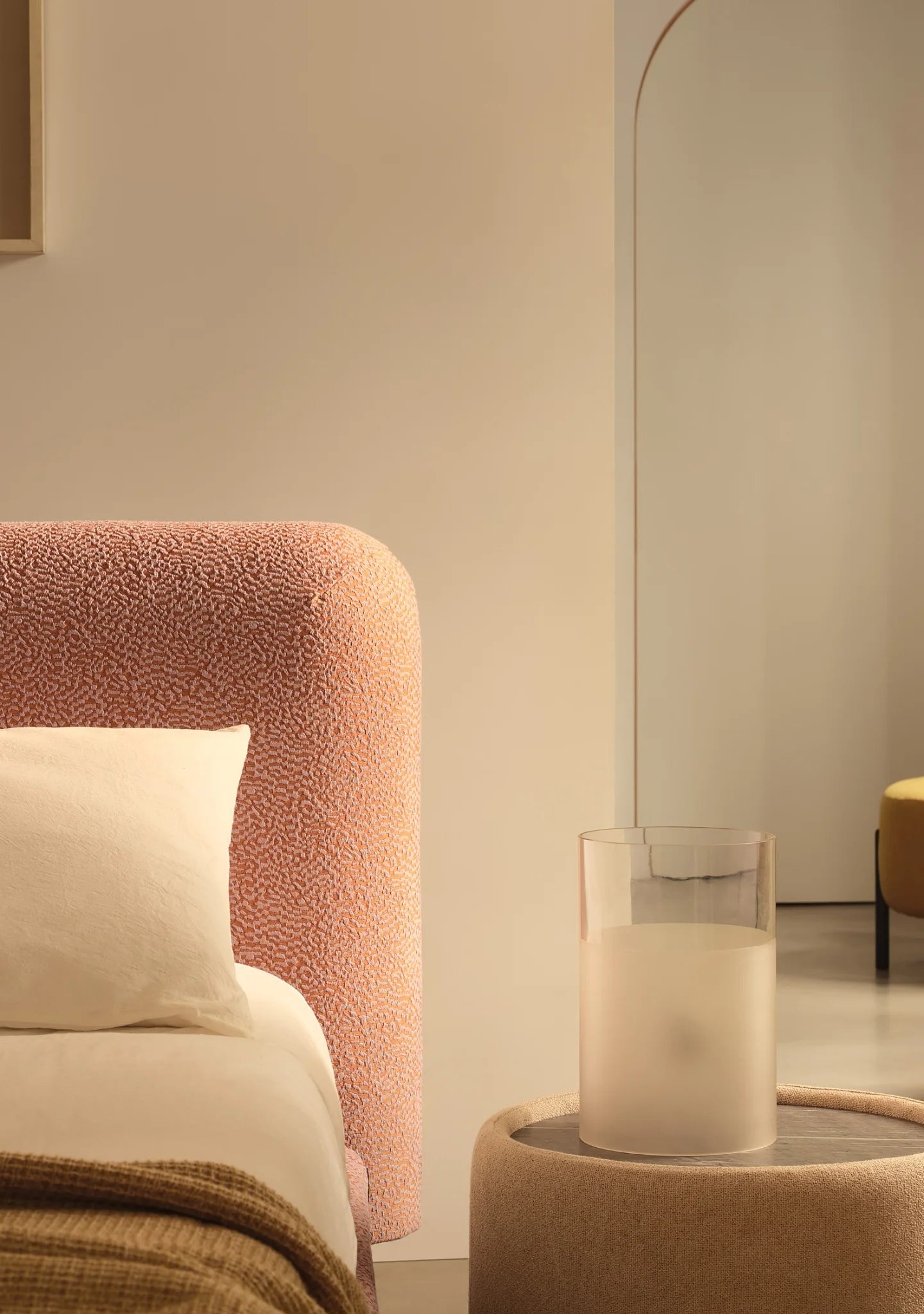 JOY Upholstered Bed - Minimalist Bed - Bolzan | Milola