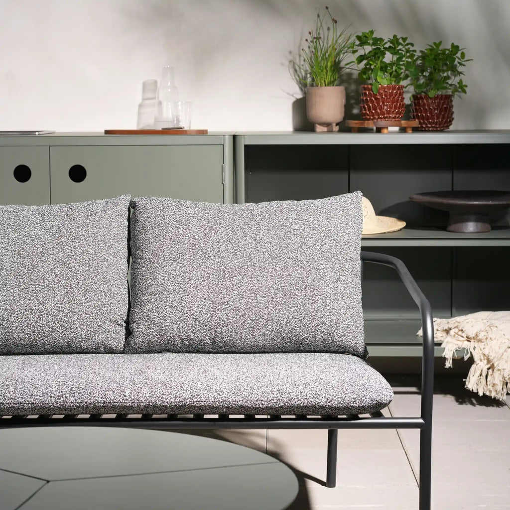 KELIA Outdoor Kitchen and Shelf Set in Nordic Green - BRAFAB | Milola