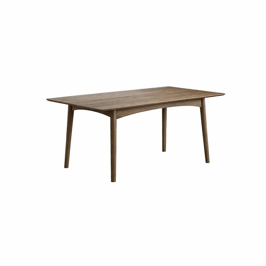 KLASSI Extensible Dining Table in Mocca Brown Oiled Ash - Kristensen | Milola