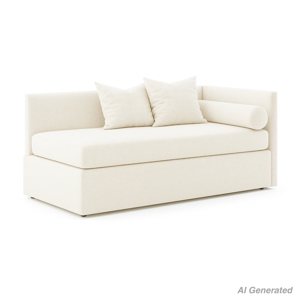 LINE-Chaise-Longue Sofa Bed-Automatic Pull Out Guest Bed-Bolzan Letti | Milola