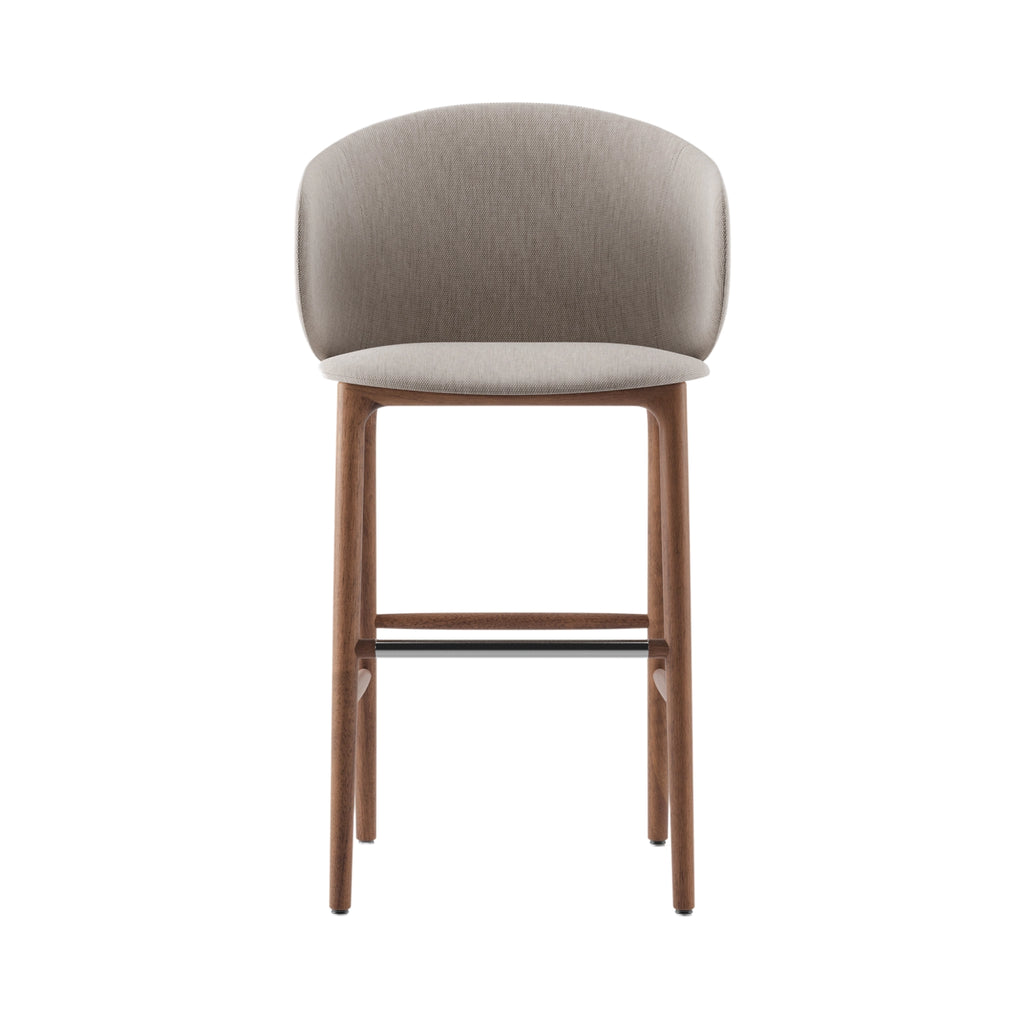 MELA Bar Chair in Walnut Natural Oil - Artisan | Milola