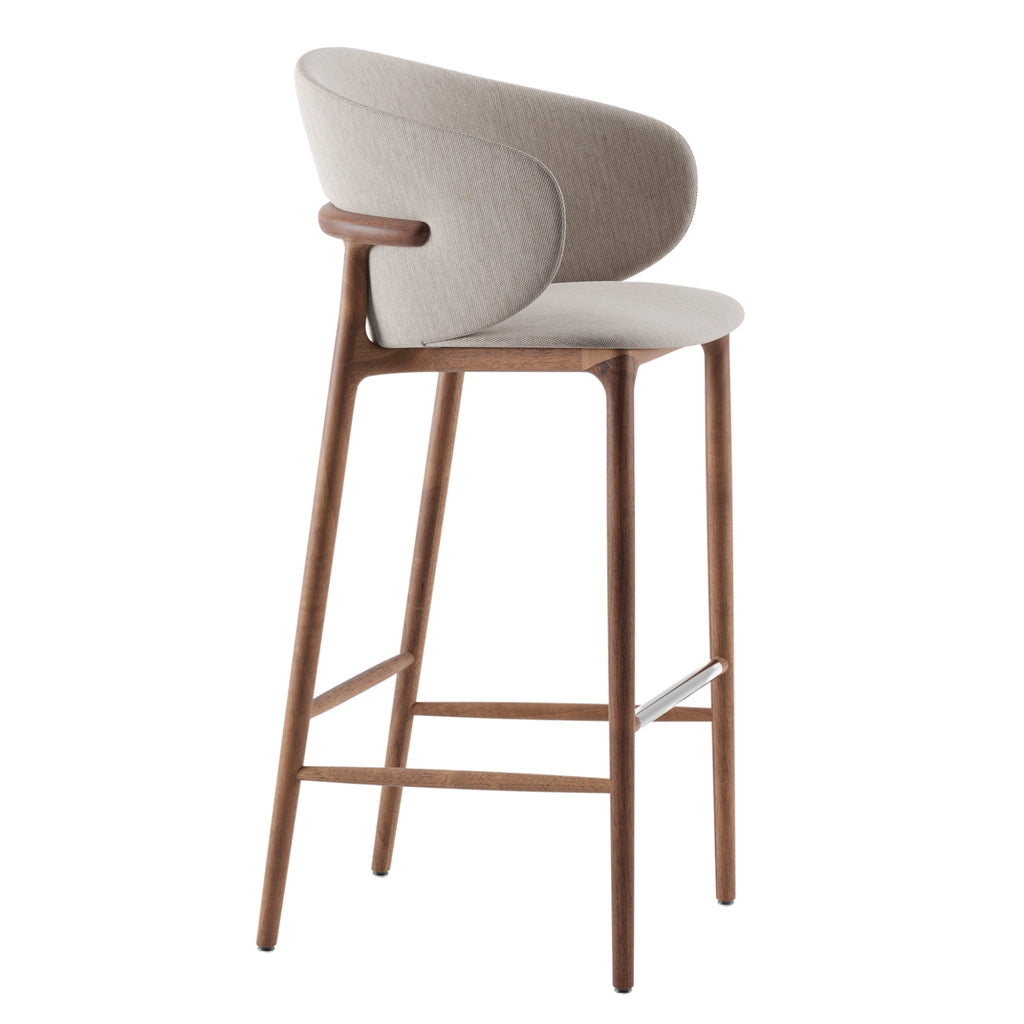 MELA Bar Chair in Walnut Natural Oil - Artisan | Milola