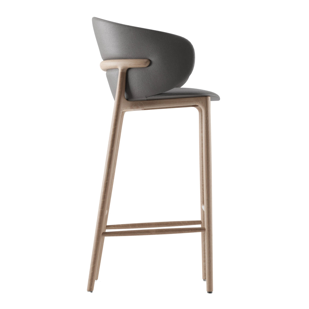 MELA Bar Chair in Walnut Natural Oil - Artisan | Milola