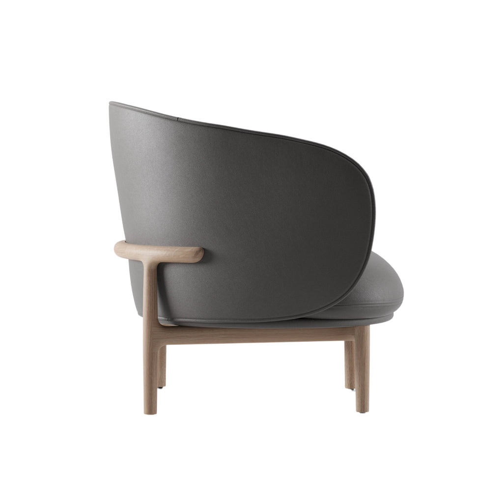 MELA Lounge Chair Trimmed in Oak Natural Soap - Artisan | Milola