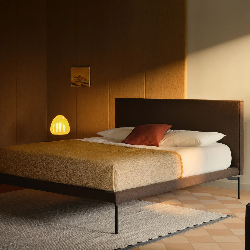 METROPOLITAN Upholstered Bed-Modern Bed - Bolzan | Milola
