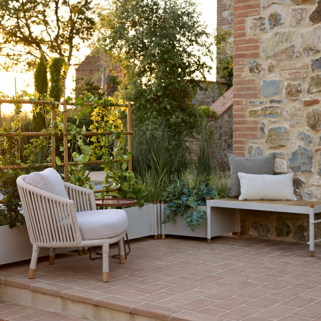 MOMENTS Lounge Chair in Sand - Cane-Line | Milola