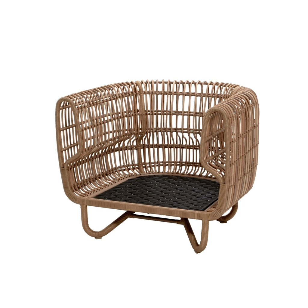 NEST Rattan-Gartenliegestuhl
