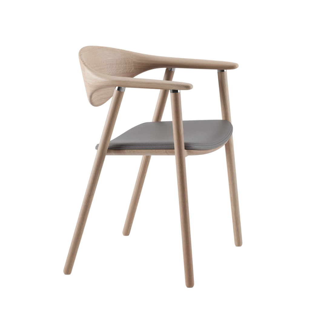 NARU Dining Chair in Oak Natural Soap - Artisan | Milola
