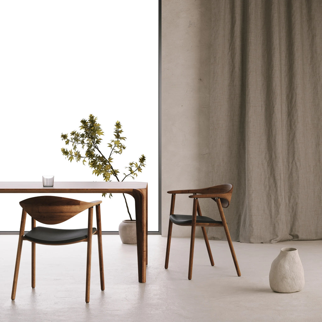 NARU Dining Chair in Walnut Natural Oil - Artisan | Milola