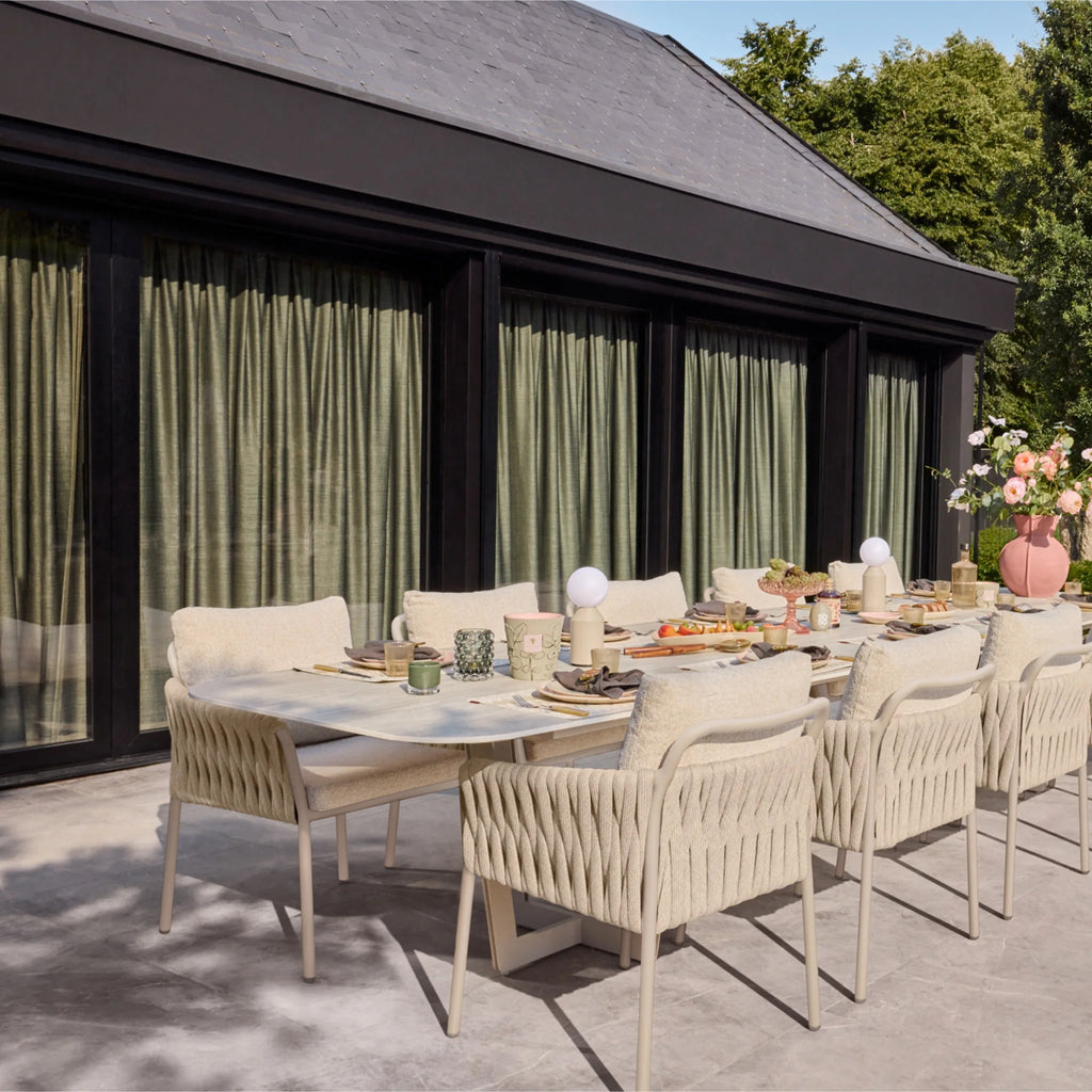 PALERMO Low Dining Table in Camel Sand - SUNS | Milola