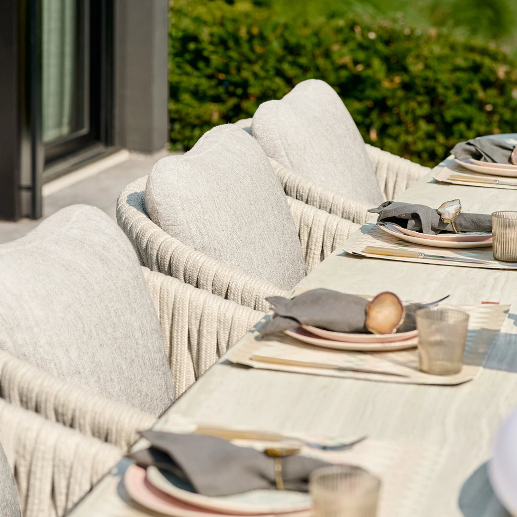 PALERMO Low Dining Table in Camel Sand - SUNS | Milola