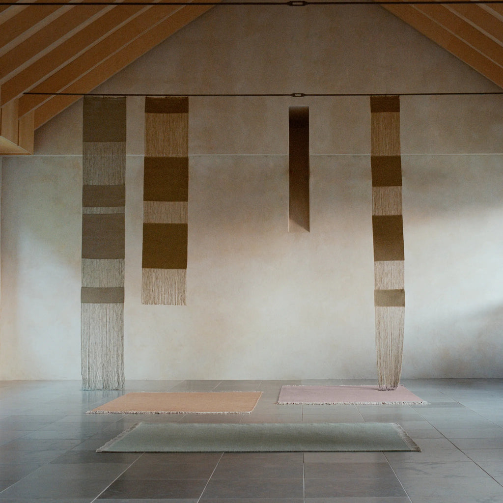 RAINBOW Rug - Wool Rug in Mint - Linie Design | Milola