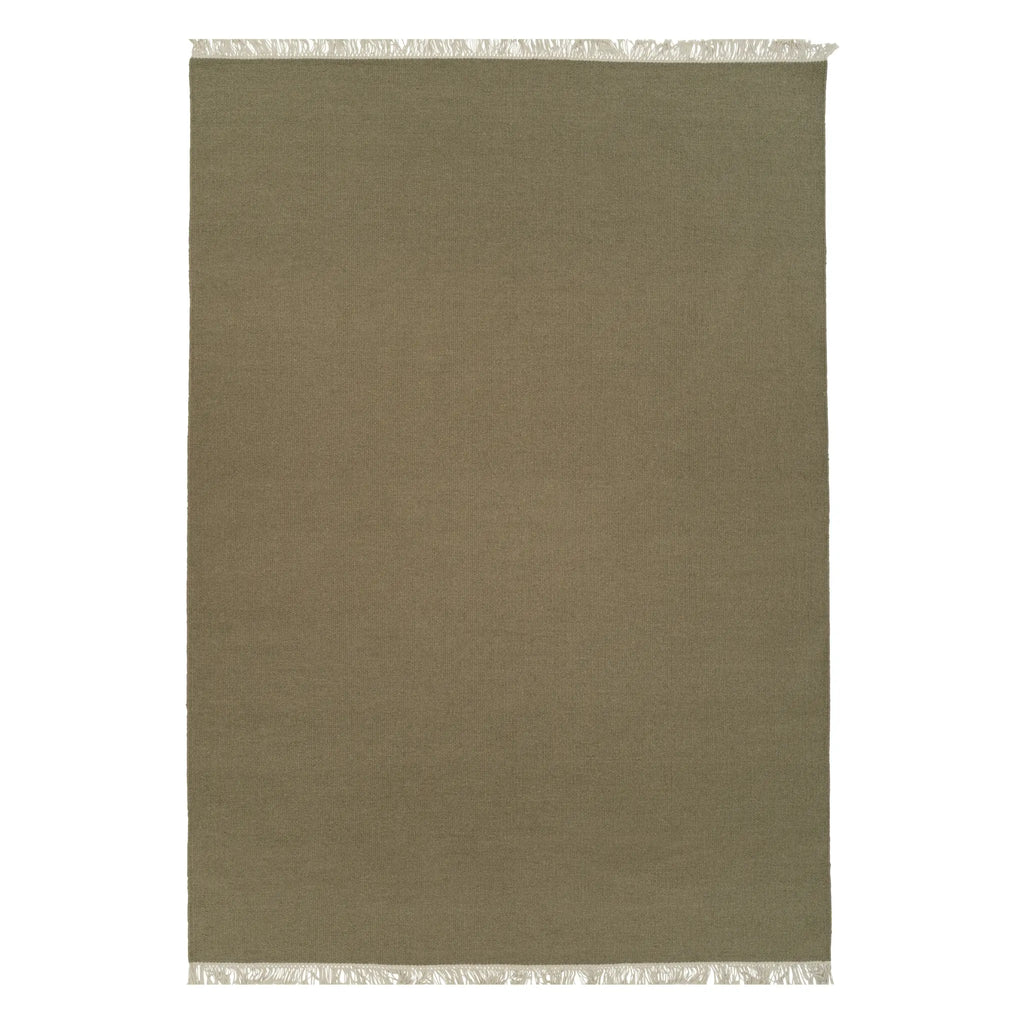 RAINBOW Rug - Wool Rug in Olive - Linie Design | Milola