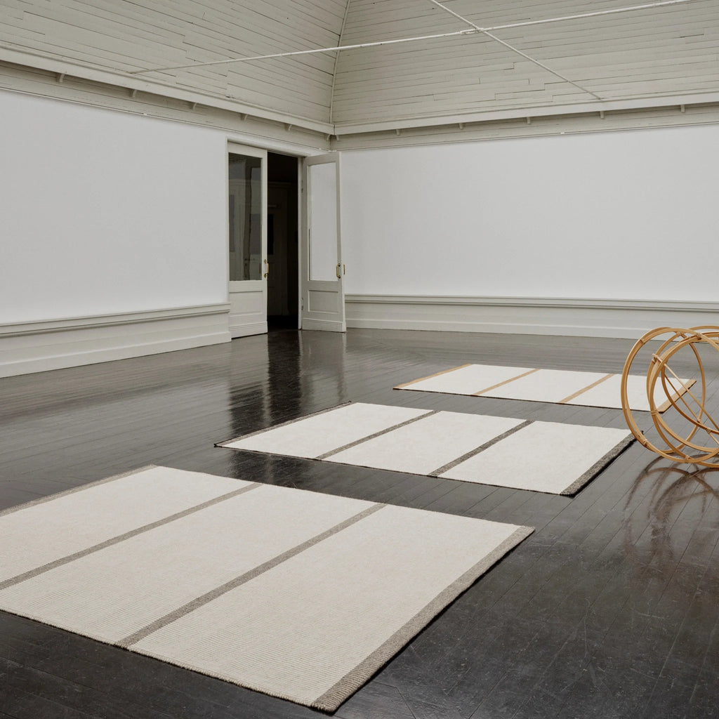 RAPALLO Rug - Geometric Rug in Black - Linie Design | Milola