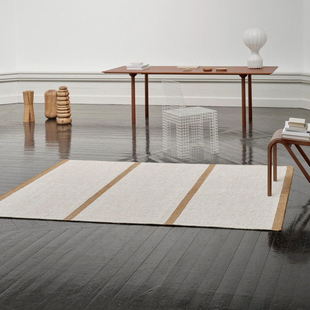 RAPALLO Rug - Geometric Rug in Mustard - Linie Design | Milola