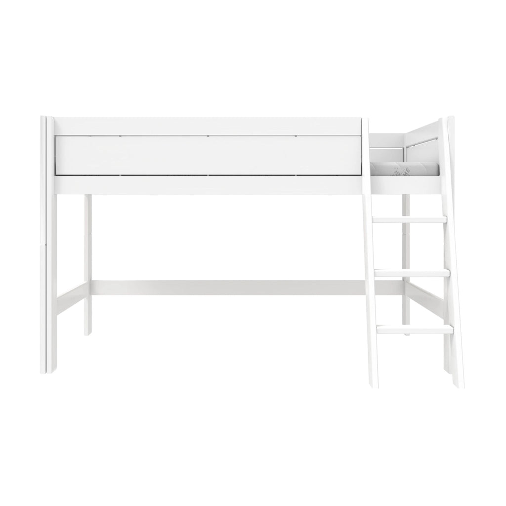 SEMI-HIGH Bed in White - Kids Bedrooms - Lifetime Kids | Milola