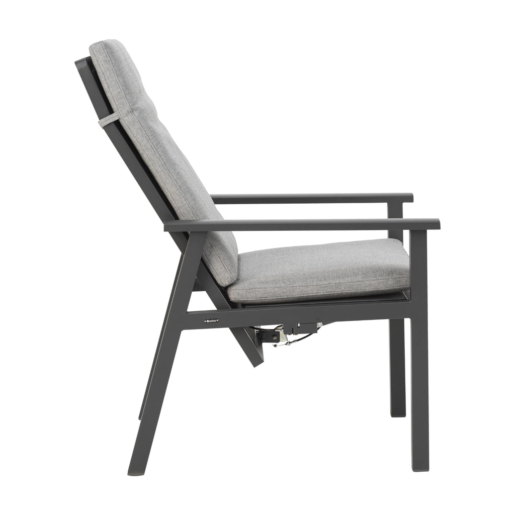 SAMVARO Position Chair in Anthracite/Pearl Grey- BRAFAB | Milola