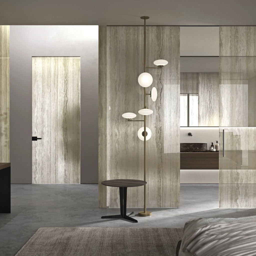 Portes battantes en verre/bois