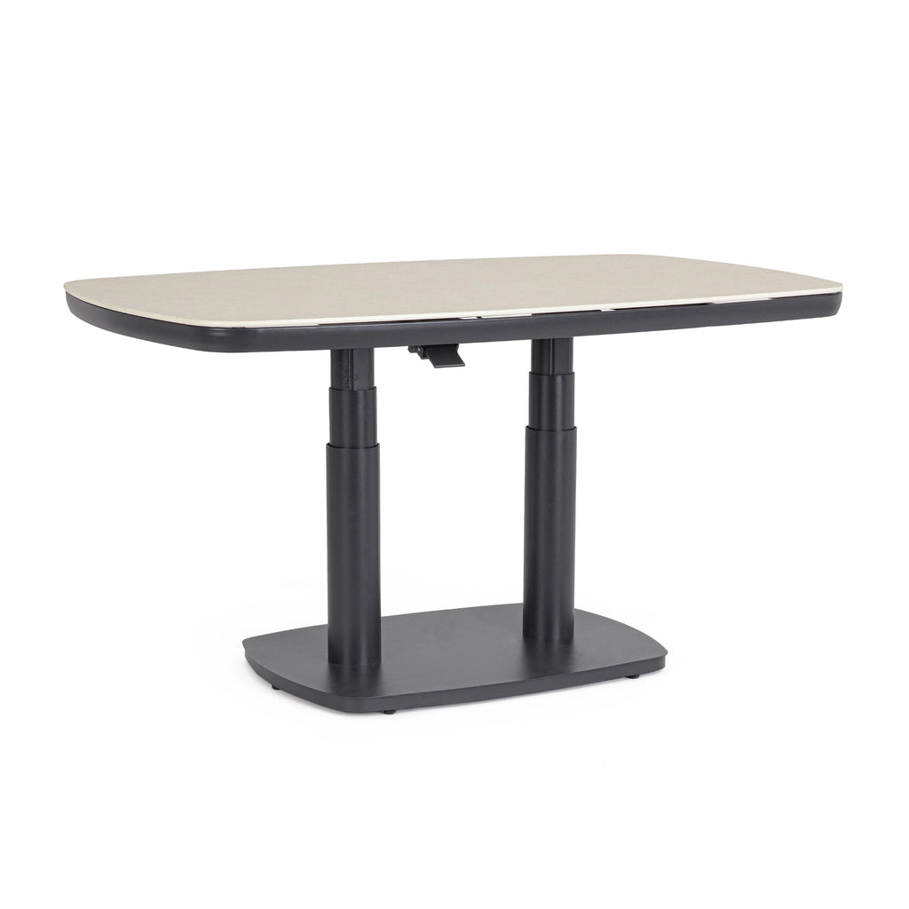 TALETE Outdoor Low Dining Table with Adjustable Height Mechanism - Bizzotto | Milola