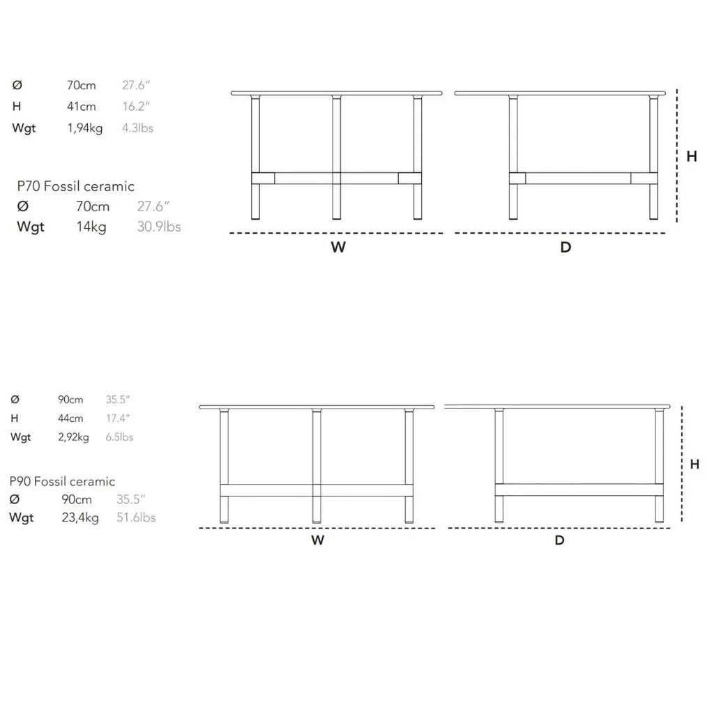 Twist Outdoor Coffee Table - Elegant Outdoor Coffee Table Dimensions - Cane-Line | Milola