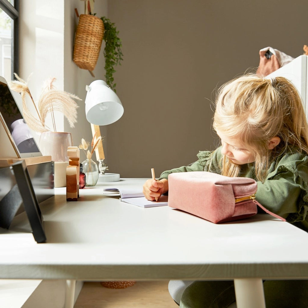 Wooden Desk with Drawer and Storage Stand - Lifetime Kidsroom | Milola