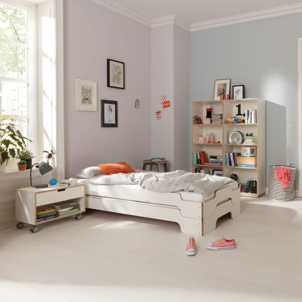 STACKING Beds in White - Müller Small Living | Milola